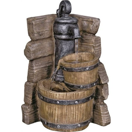 Seasonal Trends Colt Tabletop Garden Fountain, 5.91 in W x 5.51 in L x 10.63 in H