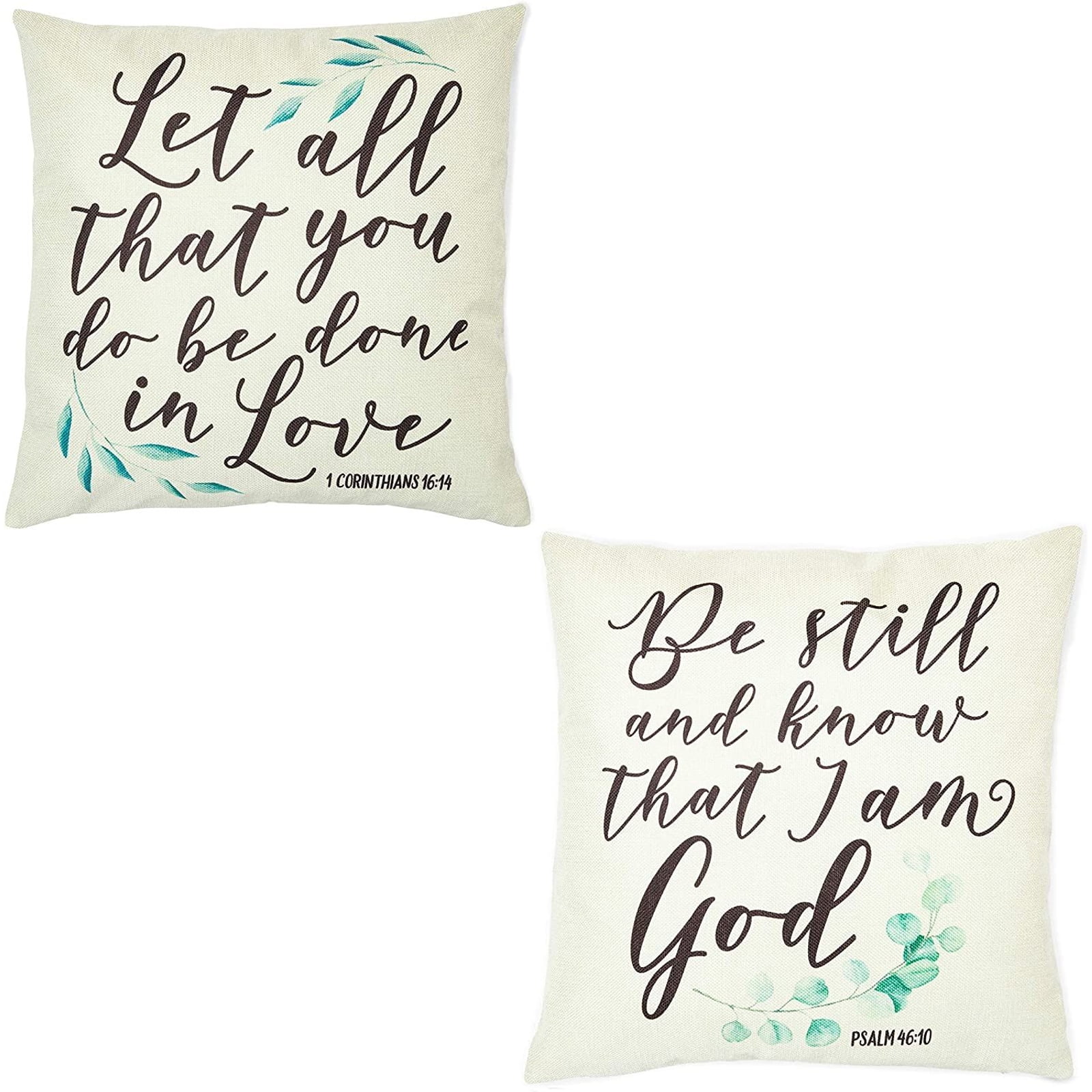 Throw Pillow Covers for Couch Pillows Turquoise or Red Rose Cushion Case Set of