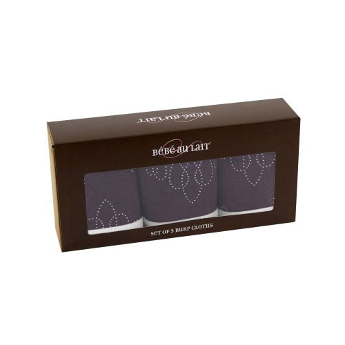 Bebe Au Lait 3 Pack Burp Cloth Set Royale Walmart Com Walmart Com