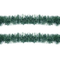 Milisten Dark Green Plastic 2Pcs Pine Garland Decorative for Garden Decoration