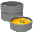 thumbnail image 1 of 3Pcs Air Fryer Egg Mold Silicone Egg Poacher Cups Nonstick Egg Boiler Mould Cup Microwave Cooker Egg Bite Maker Grey,3 x Silicone Egg Poacher Cups,Grey, 1 of 6