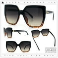thumbnail image 2 of Womens Oversize Square Minimal Chic Mod Inset Lens Sunglasses Black Tortoise - Smoke, 2 of 9