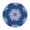 Blue, variant on COZONY 4x4 Round Christmas Rug, Washable Snowflake Vintage Area Rug, Soft Non-Slip Low Pile Living Room Rug, Blue Holiday Decor