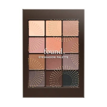 found 12 Piece Eyeshadow Palette with Bamboo and Rice Powder, 10 Nude, 0.23 fl oz