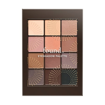 FOUND 12 Piece Eyeshadow Palette with Bamboo and Rice Powder, 10 Nude, 0.23 fl (Top 10 Best Eyeshadow Palettes)