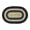 Blueberry, Creme, variant on Capitol Importing Burgundy-Mustard-Ivory - 20 in. x 30 in. Oval Braided Rug