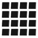 thumbnail image 4 of ColoMX 50 Uds. Tiras antideslizantes de silicona negra para perchas de ropa, ideales para perchas de madera, protección anticaída para pantalones, color negro, 4 of 8