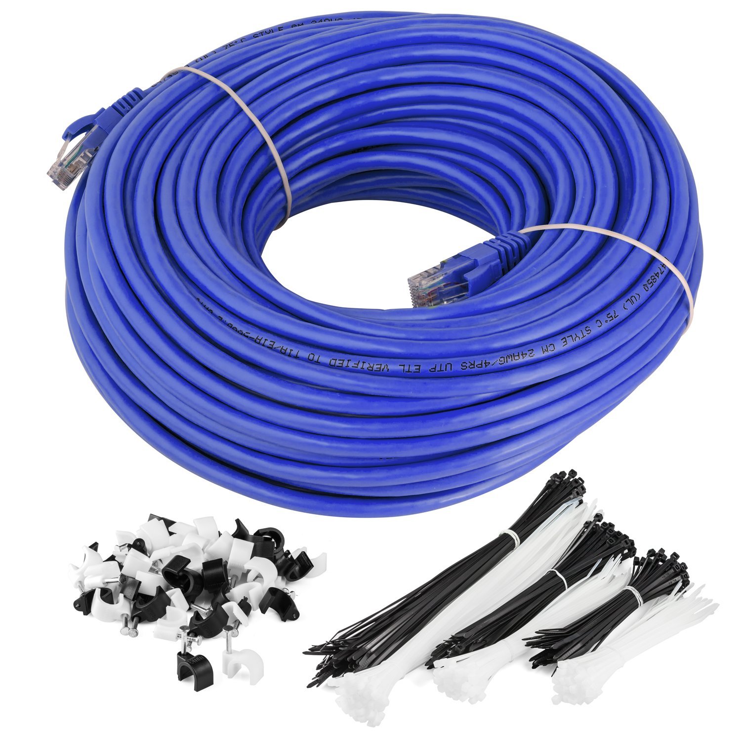 Cat6 Ethernet Patch Cable - 200 Feet Cord