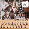 thumbnail image 2 of Qocolhg Christmas Gnome Advent Calendar 2024, 24 Days Christmas Countdown Calendar with Gnome Hanging Ornaments Christmas Decoration Dwarf Pendant Advent Calendar Christmas Gifts for Kids, 2 of 6