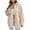 Beige, variant on gakvbuo Plus Size Pullover Sweaters For Women Long Sleeve Sweatshirts Fall Tunic Tops Women Jacket Solid Jacket Button Pocket Turndown Neck Slim Fit Warm Medium And Long Jacket