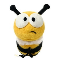 Cuddly Bee Stuffed Animal Throw Pillow Decor-Cute Soft Honeybee Plush Doll-Classic Kid's Gift-Perfect Gift Idea