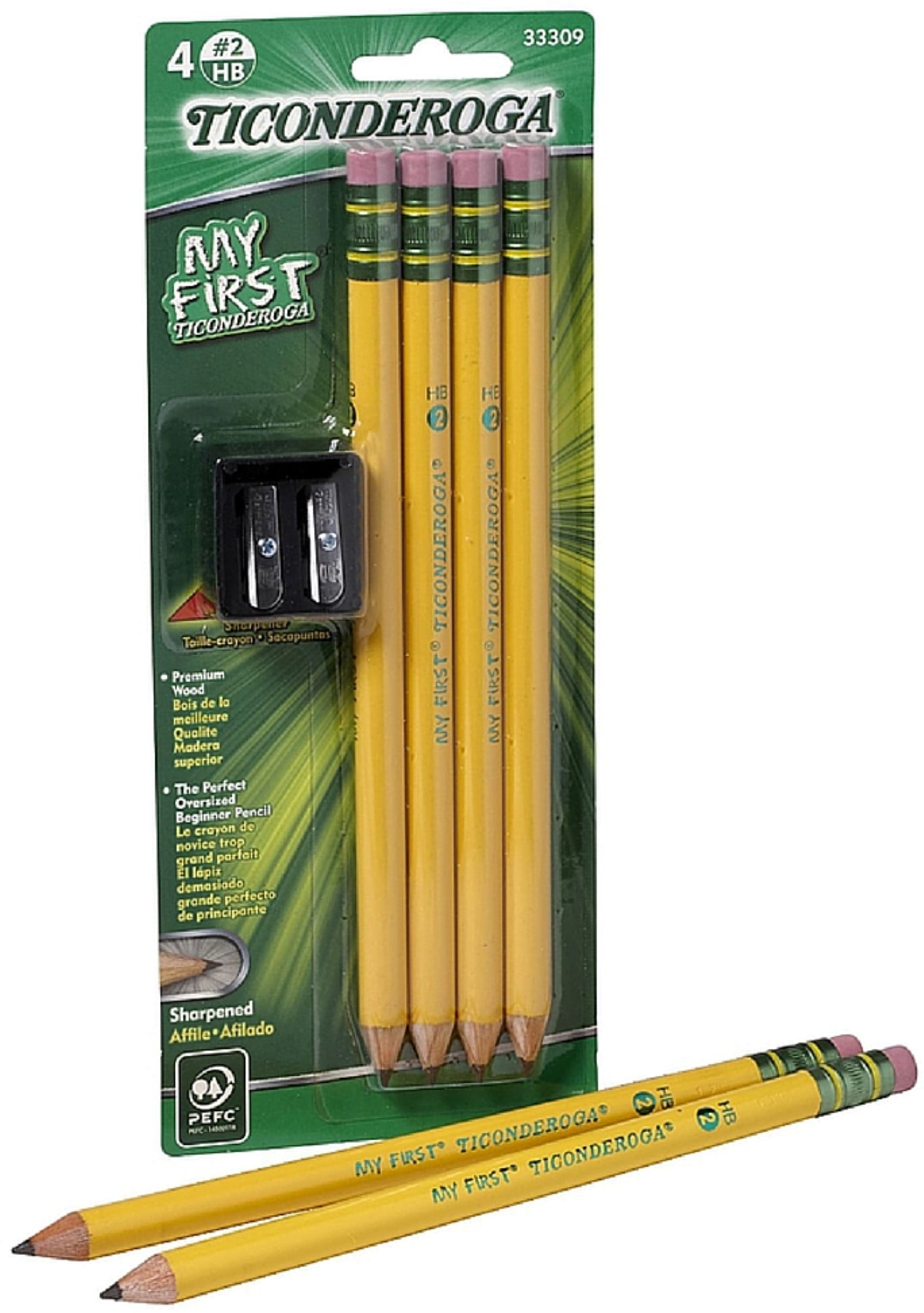 50 Sharpened pencils Pack Pencils Sharpened with eraser top Pack 2HB pencil Set 