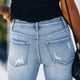 thumbnail image 5 of Pantalones largos de mujer, pantalones largos de mujer desgastados, pantalones desgastados de mujer, pantalones desgastados ajustados, respuesta rápida, 5 of 8