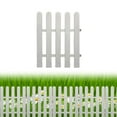 thumbnail image 1 of Plastic Garden Border Fence Edging for Lawns and Flower Beds, Heavy-Duty Picket Design Easy to Install and Maintain, Decorative Yard Partition 50x40cm, 1 of 8