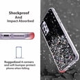 thumbnail image 5 of Compatible with Samsung A33 5G Case Clear Glitter Sparkly Cases Shockproof Samsung Galaxy A33 5G Phone Case Silicone Cute Slim Protective Case (Samsung A33 5G, Black), 5 of 13