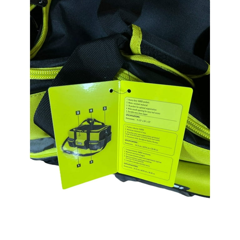 RYOBI - Sac avec fond renforcé 46 x 26 x 29 cm pour 3 ou 4 outils - RSSMTB1 - Bricolage RYOBI - Sac avec fond renforcé 46 x 26 x 29 cm pour 3 ou 4 outils - RSSMTB1 - Bricolage