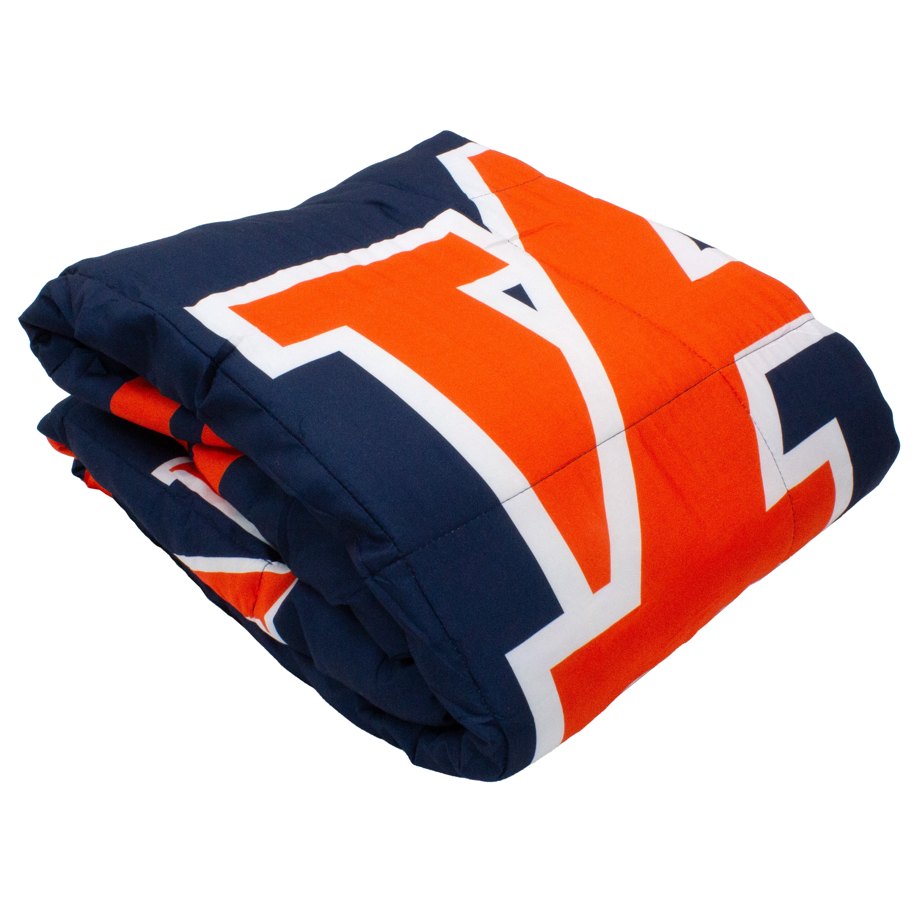 College Covers Auburn Tigers Reversible Big Logo Soft and Colorful Comforter Queen