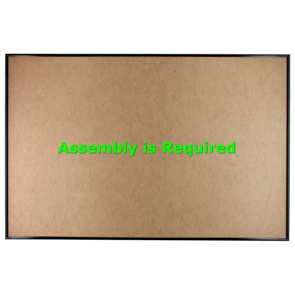 Quadro Frames 23x36 inch Picture Frame, Black, Style P375-3/8 inch Wide Molding