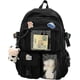 thumbnail image 1 of Kawaii Backpack with Kawaii Pin and Accessories Backpack Cute Aesthetic Backpack Cute Kawaii Backpack for School(black), 1 of 5