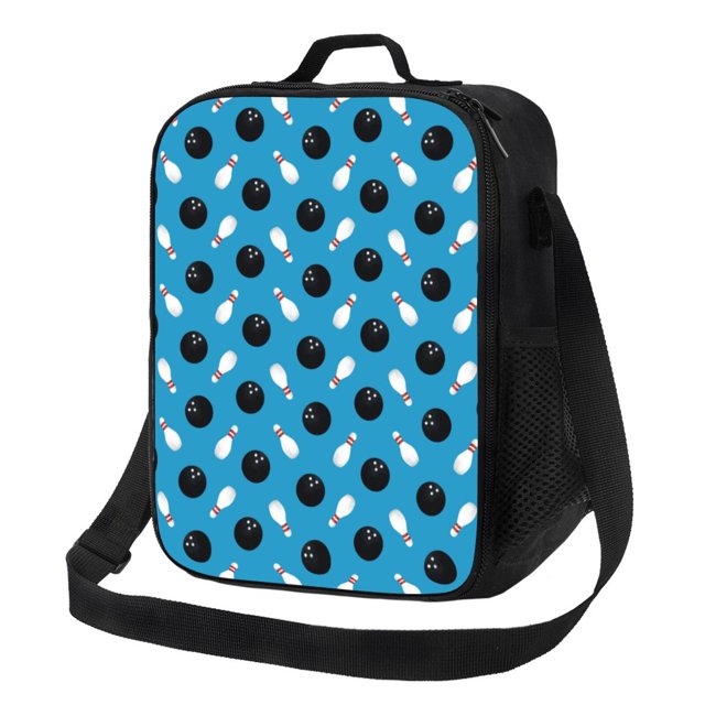Balery Bowling Balls Caja de Almuerzo y Bolsa de Almuerzo para Hombres y Mujeres, Bolsa de Almuerzo Reutilizable con Gran Capacidad, Bolsa de Almuerzo Aislada