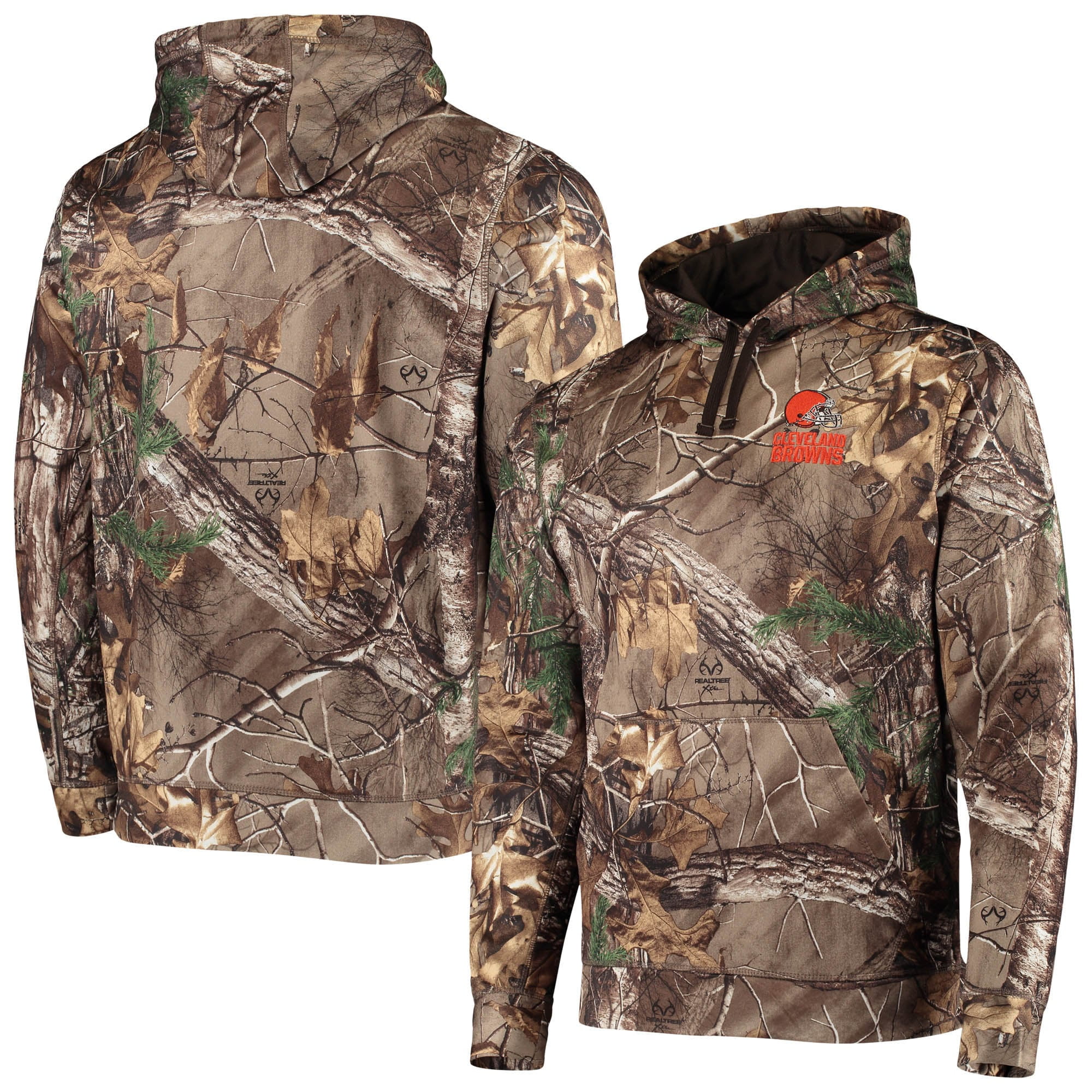 Cleveland Browns Champion Tech Fleece Pullover Hoodie - Realtree Camo - Walmart.com - Walmart.com