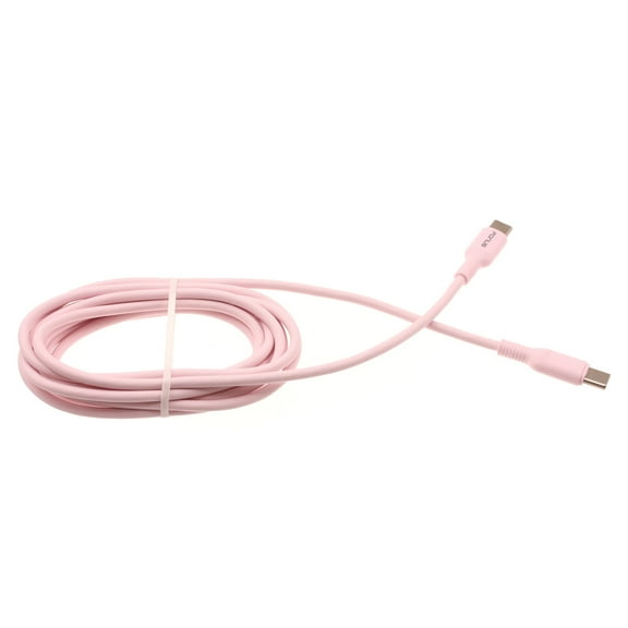 For Moto G Stylus (2023)/(2022) - USB-C to Type-C Pink 6ft Long Cable, PD Fast Charger Cord Power Wire Sync for Motorola Moto G Stylus (2023)/(2022) Phones