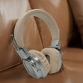 thumbnail image 2 of Wireless Over-Ear Bluetooth Headphones, Deep Bass, 60H Playtime, Hi-Res Audio, Detachable Ear Cushions, Multipoint Connection,Beige, 2 of 6