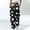 Black women star print harem pants a1, variant on Women's Star Print Elastic Waist Harem Pants Flowy Casual Lounge Wide Leg Pants Loose Ankle Streetwear Trousers Summer Beach Workout Clothes, Pink 2XL