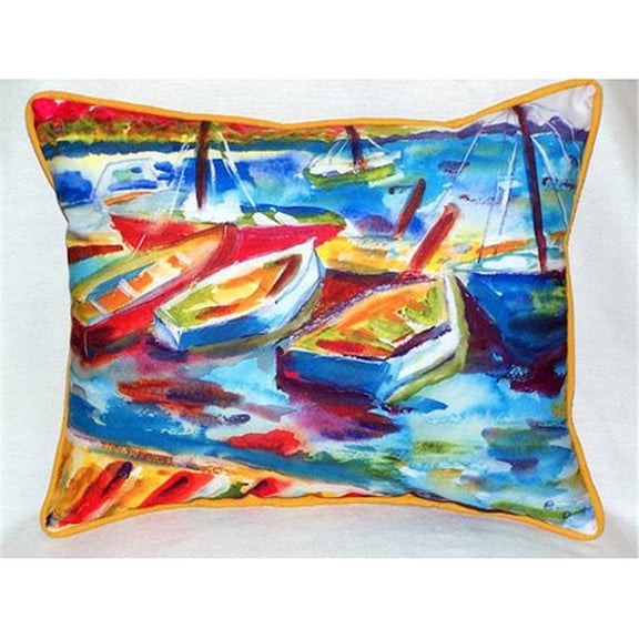 Betsy Drake HJ423 Betsys Marina II Large Indoor & Outdoor Pillow 16 x 20