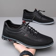 thumbnail image 2 of Men's Lightweight Casual Walking Shoes, Elastic Lace Fashion Daily Sneakers, 2 of 5