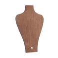 thumbnail image 2 of Expositor de collares con busto de madera, organizador de collares para exhibir joyas. S, 2 of 9