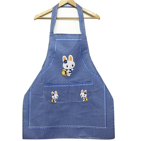 

jiawei Kitchen Home Anti Dirt Women Cartoon Animal Cooking Cleaning Apron with Pocket