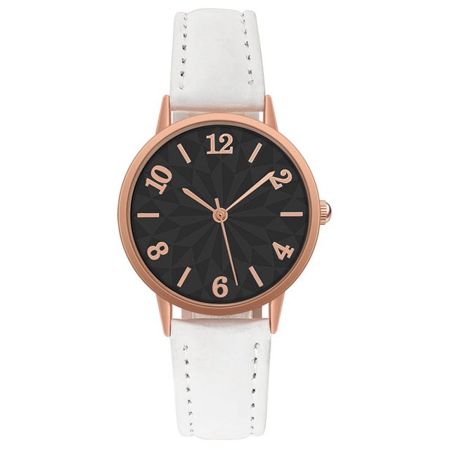 Comercio exterior transfronterizo nuevo reloj de cuarzo con cinturón esmerilado para mujer literal digital árabe en stock al por mayor Reloj