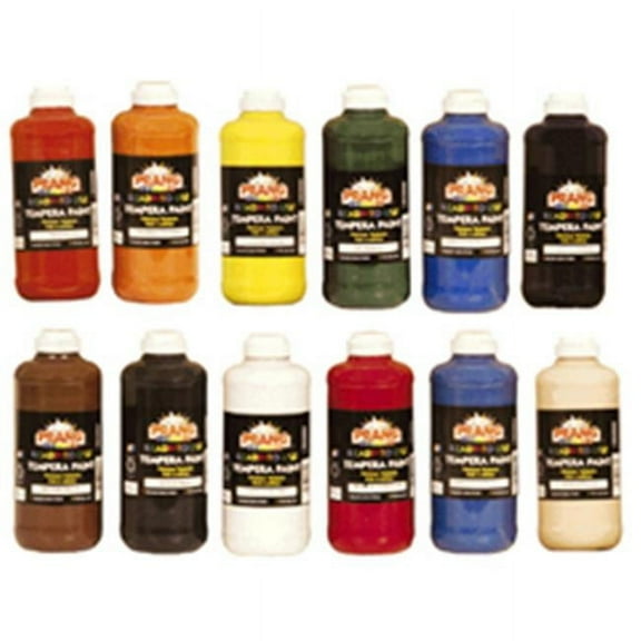 Dixon Ticonderoga Company Prang Tempera Paint 12 per set 16Oz Bottles