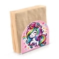 thumbnail image 2 of Cartoon Rainbow and Color Unicorn Napkin Holder for Table Clear Napkin Stand Paper Holder Acrylic Organizer Dispenser Napkins for Dinner Kitchen Restaurant Room, 2 of 8
