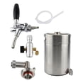 thumbnail image 1 of Tnarru Pressurized Growler Tap System, Portable Kegerator Kit, Stainless Steel Mini Keg Dispenser for Parties Restaurants Craft Beer 5L, 1 of 8