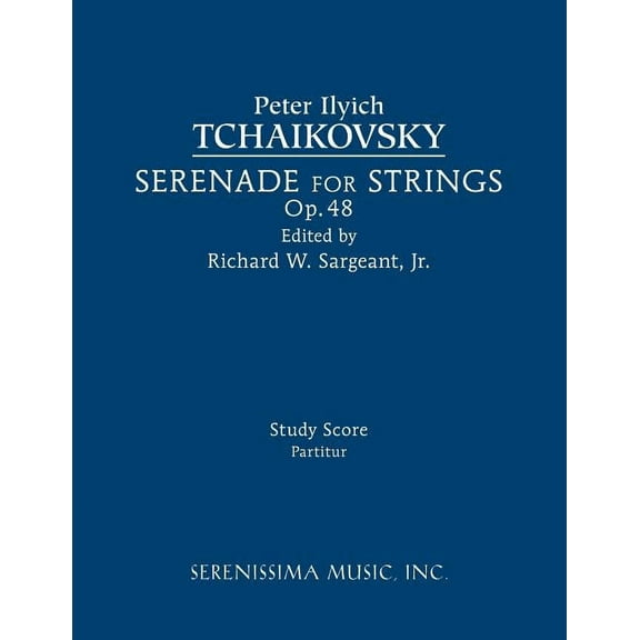 Serenade for Strings, Op.48: Study score, (Paperback)