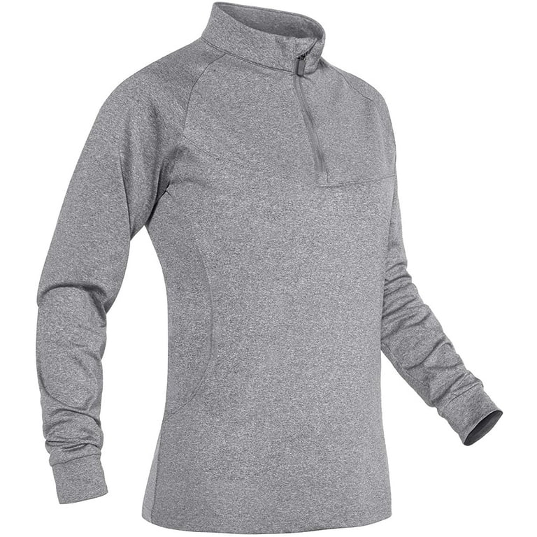Women's Ultrasoft Sweats, Funnelneck Pullover Light Gray Heather Medium, Cotton | L.L.Bean