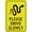 Warning Sign 5, variant on Caution Hi-Vis Safety Vest Required Beyond This Point Warning Security Outdoor Sign - 8"x12", Reflective, Weatherproof - Construction Site, Factory, Warehouse, Industrial Zone
