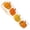 Orange, variant on 500Pcs Fall Thanksgiving Pumpkin Stickers Roll 1in Glitter Pumpkin Paper Decal 3 Orange Sparkly Sparkly Self Decorative Stickers For Party Supplies Envelope Journal