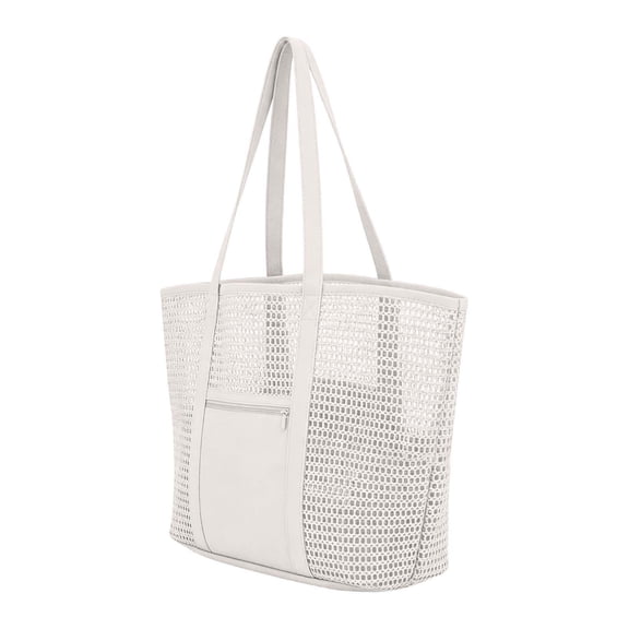 Beach Tote Mesh Large Capacity Casual Travel Bag Handbag Waterproof Lightweight Foldable For Women Summer Vacation Indoor Outdoor