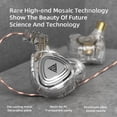 thumbnail image 2 of QKZ ZX3 Dynamic Drive Earphone HIFI Bass Earbud Sport Noise Cancelling Headset 3.5mm Wired Headphone Around-Ear Earphones Volume Control Compatible with Phone Pad PC With Microphone, 2 of 10