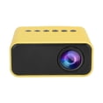 thumbnail image 2 of YT500 Mini Projector Portable Film Projector with Audio and Video/USB/Memory Card Interface 100-240V Yellow EU plug, 2 of 5