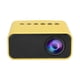 thumbnail image 2 of YT500 Mini Projector Portable Film Projector with Audio and Video/USB/Memory Card Interface 100-240V Yellow EU plug, 2 of 5