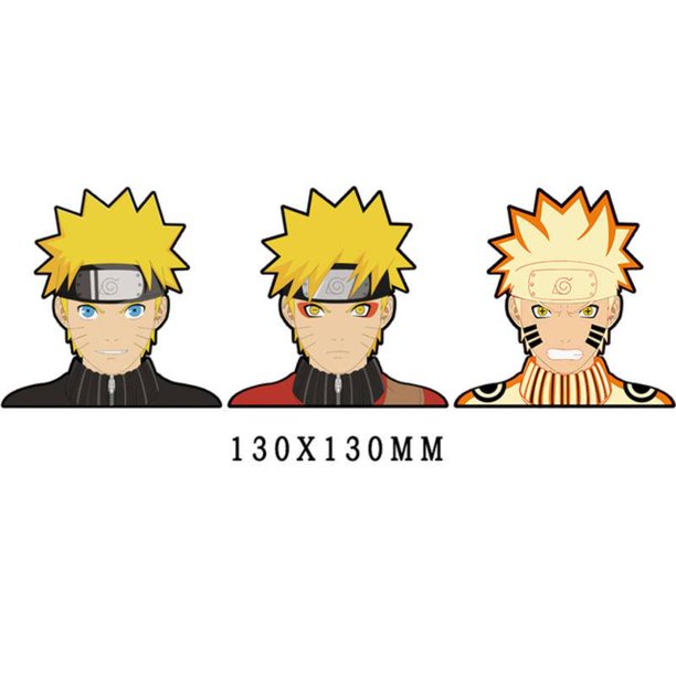 1pcs Anime Movimiento/Adhesivo Impermeable Peeker 3D Cambio Lenticular Colección Holografía Pegatina Naruto Namikaze Minato
