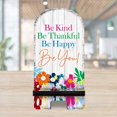 thumbnail image 3 of Designocracy 892066 6 x 3 x 3 in. Be You Cell Phone Stand Family Decor with Wood Mobile Holder Organizer, 3 of 11