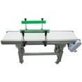 thumbnail image 3 of TECHTONGDA Belt Conveyor 59"*11.8" Aluminium Alloy White PVC Belt Conveyor Systems without Bezel Height Adjustable, 3 of 17