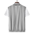 thumbnail image 5 of Men's Summer Casual Tops Lightweight Breathable Mesh Travel Safari Zip Vest, 5 of 8