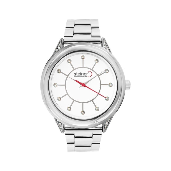 Reloj Para Mujer Análogo Steiner Anillo De Cristales 37 mm