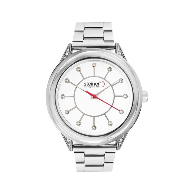 Reloj Para Mujer Análogo Steiner Anillo De Cristales 37 mm